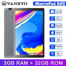 VANKYO MatrixPad! Мощный игровой 10" планшет с GPS! 3 Гб. RAM 32 ГБ. ROM! 8 ядер! Android 9! Комплект!